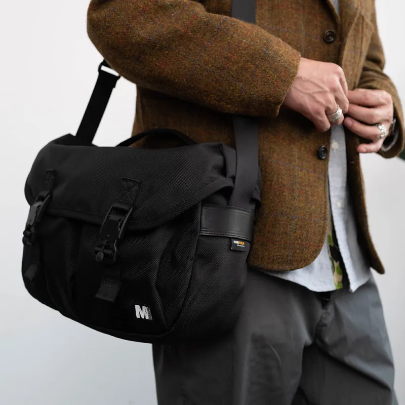 MYBRANDORIGINAL Nylon Polyester Camera Bag Handbag Medium Size Unisex Black-8