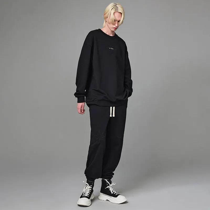 YLDP Sweatshirts Unisex Black-4