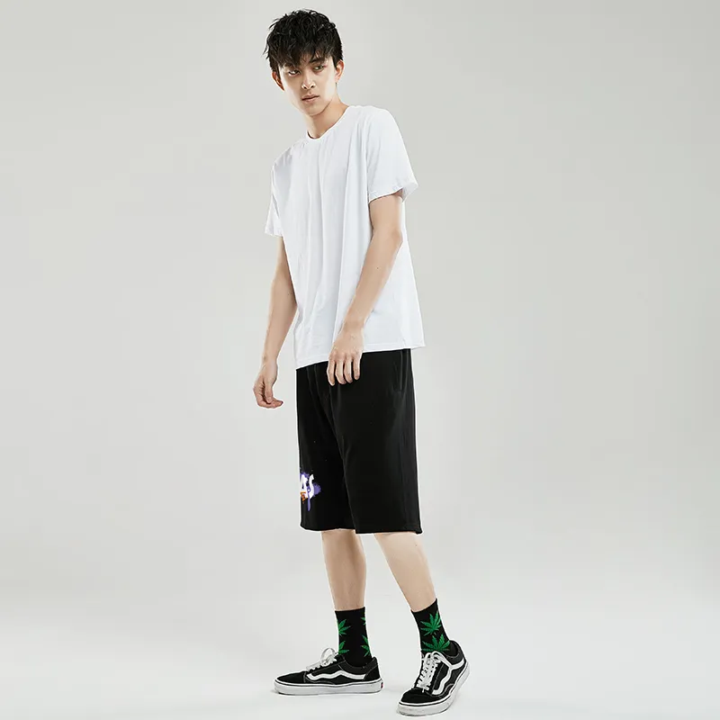 SANSYAS Casual Shorts Unisex Black-6