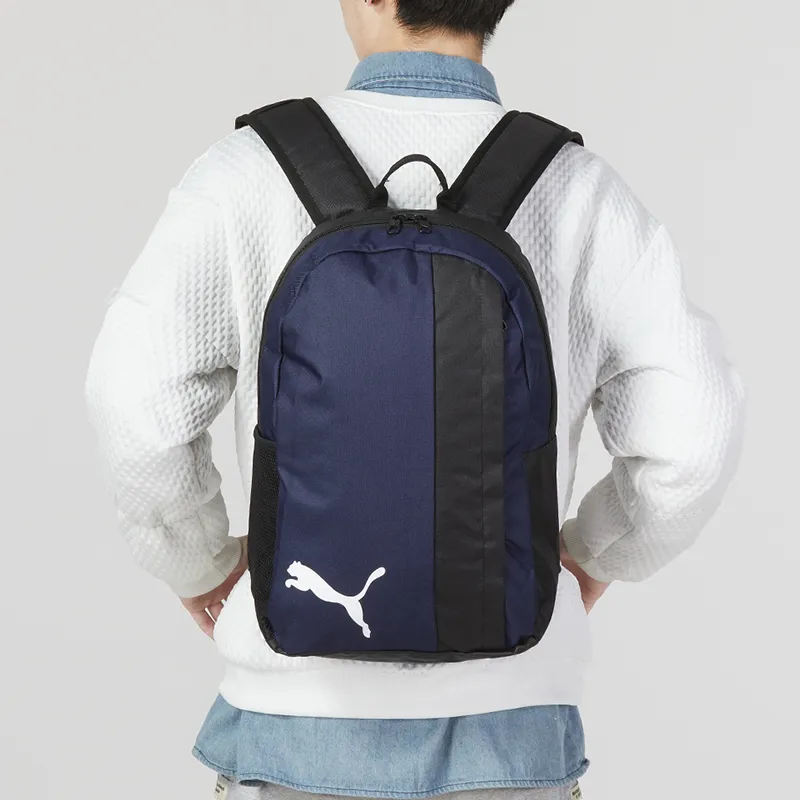 PUMA Fabric Travel Bags Laptop Bags Backpack Regular Unisex Tweed Blue/Black-4