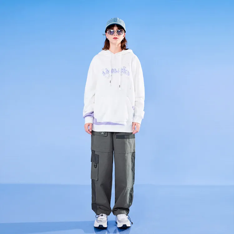 LAMLICKA Knitted Sweatpants Unisex Gray-5