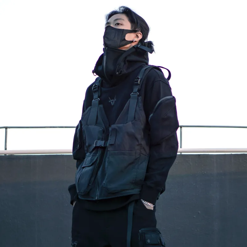 VIP FW22 Loose Fit Vest Unisex Black-8