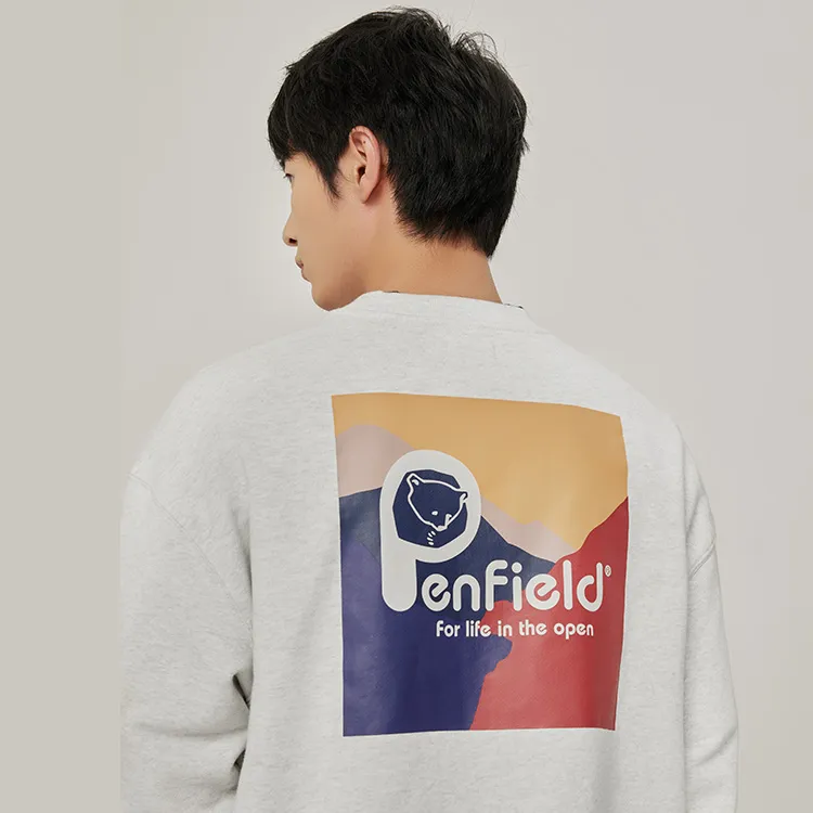 Penfield Sweatshirts Unisex Light Gray-2