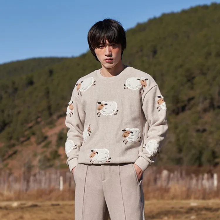 VALLEYOUTH Sweatshirt Unisex Beige-3