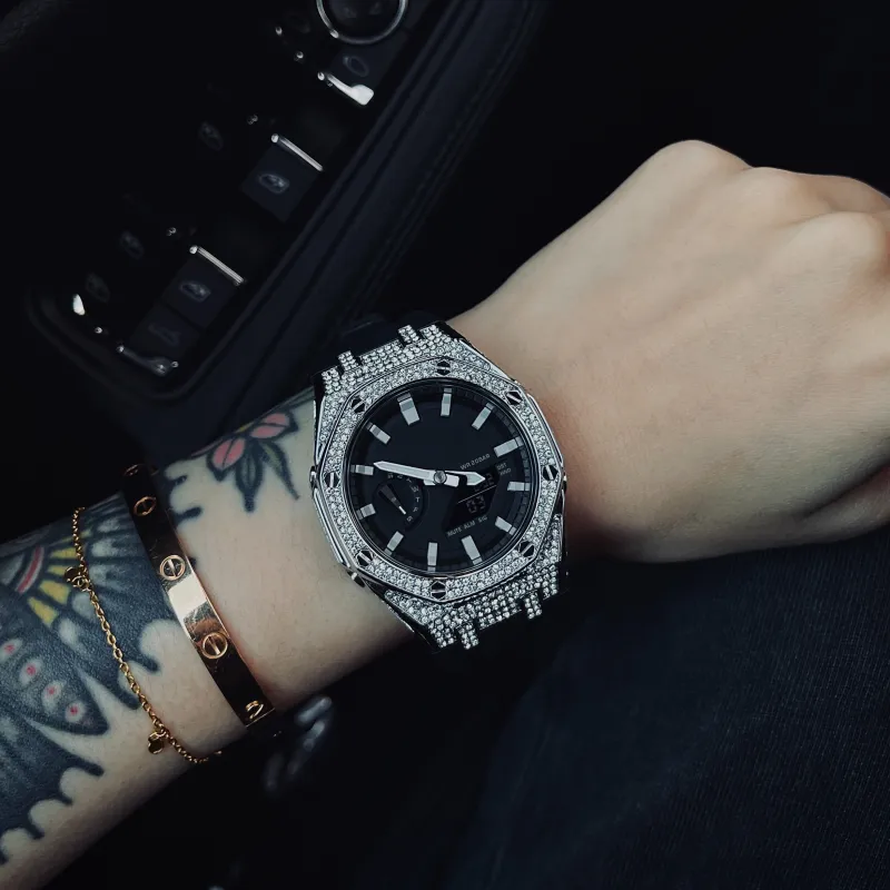 Vencrew Unisex Diamond Collection Watch Cases-2