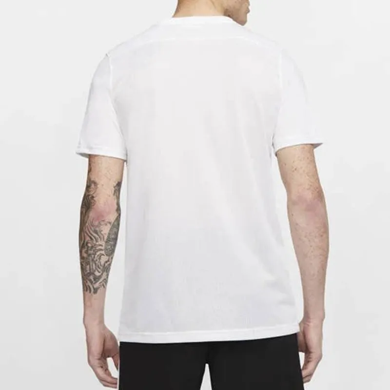 Nike T Shirts Men White-2