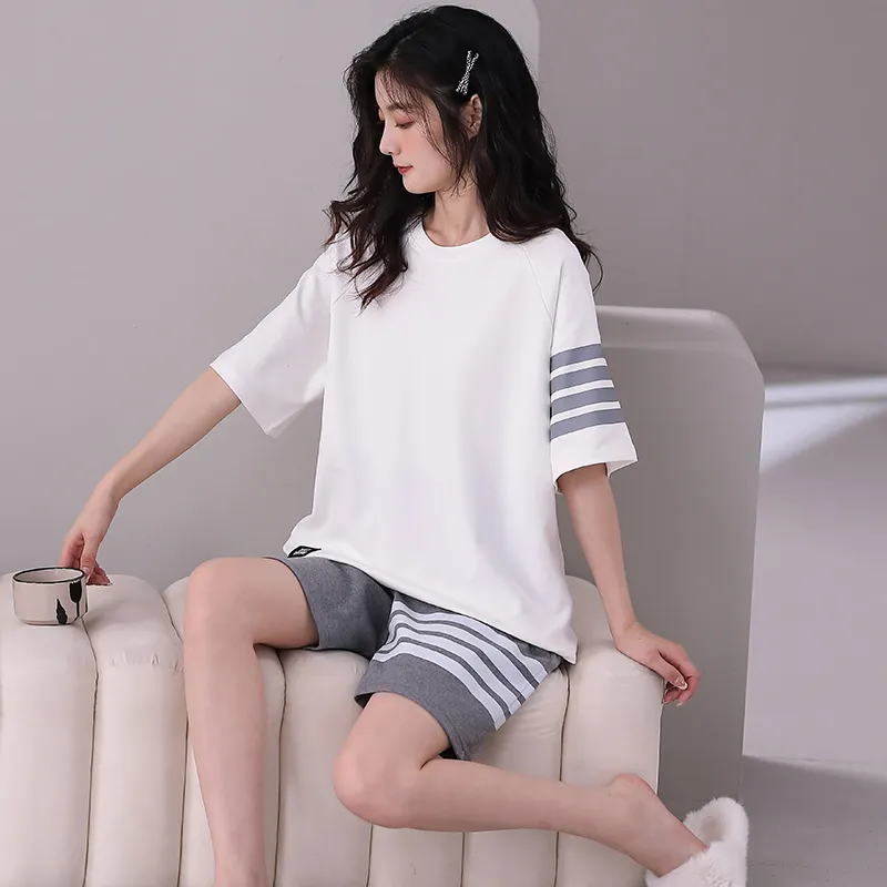 XUANZHITING Pajama Set Women's Practical Box White-1