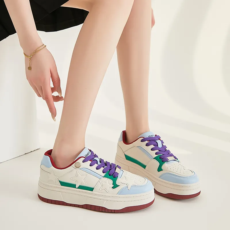 AGSDON Stylish Skateboarding Shoes Women's-8