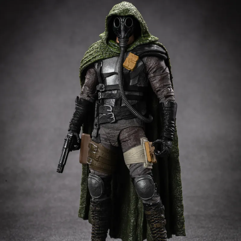 McFARLANE Spawn Second Wave Mechanical Gorilla Female Spawn Dark Redeemer Soul Lasher Gatling Denim Action Figures-15