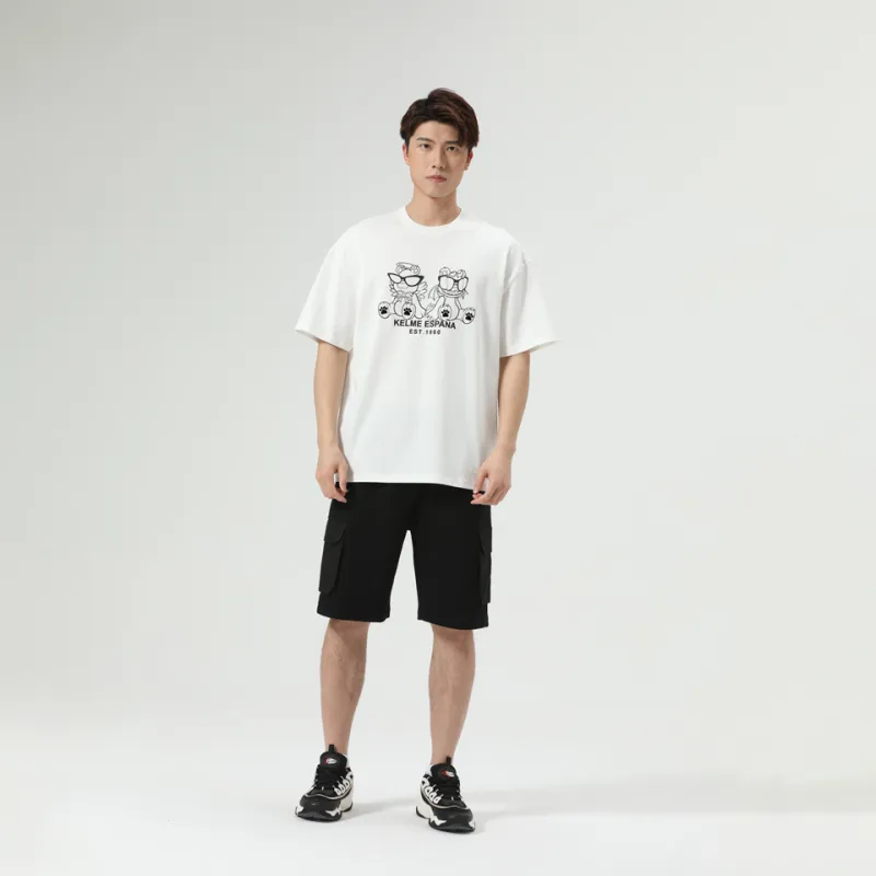 KELME Drop Shoulder Sleeve T-Shirt Unisex-2