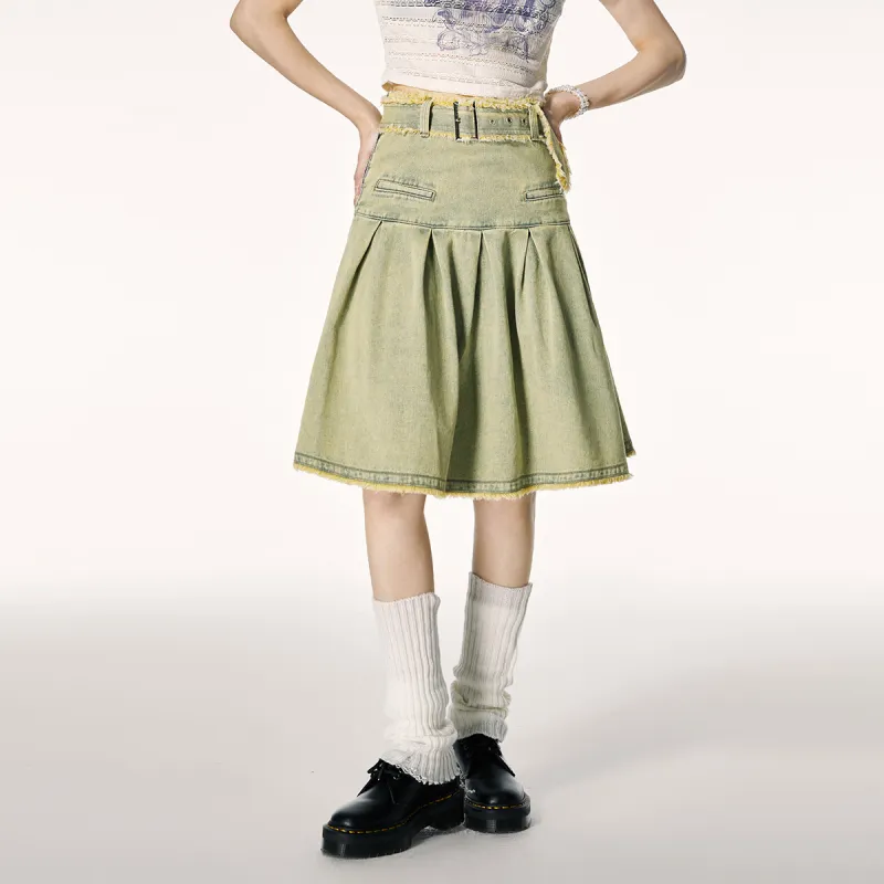 I'M ONE Denim Short Skirts Women's-5