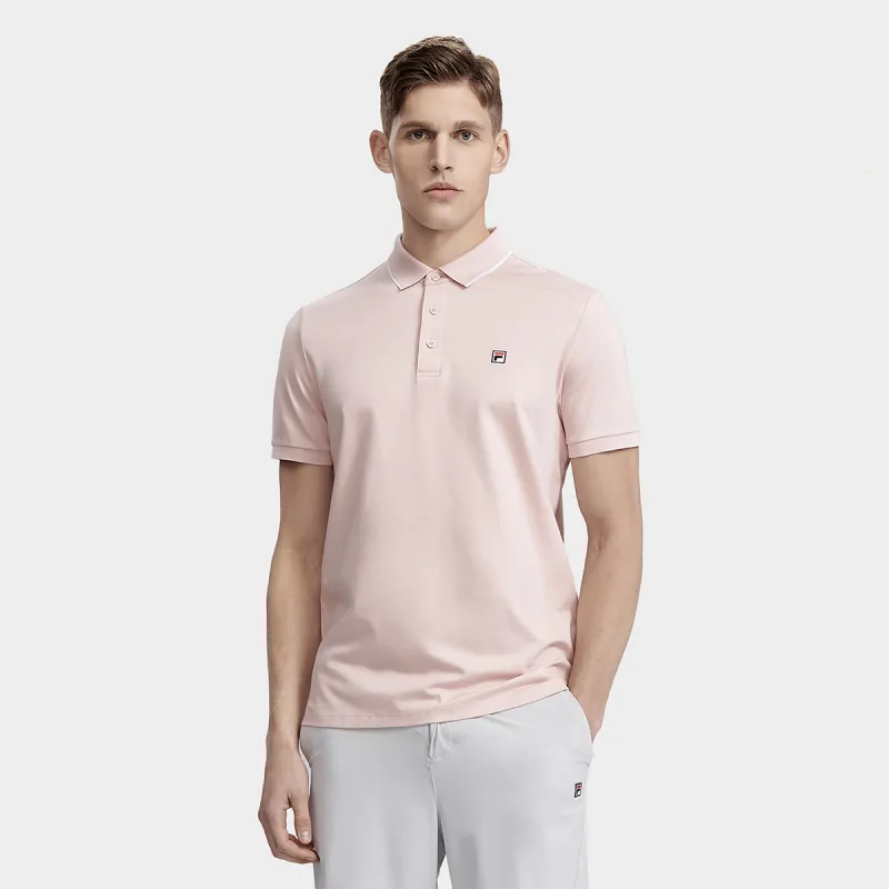 FILA Polo Shirt Men's Linglin Pink-2