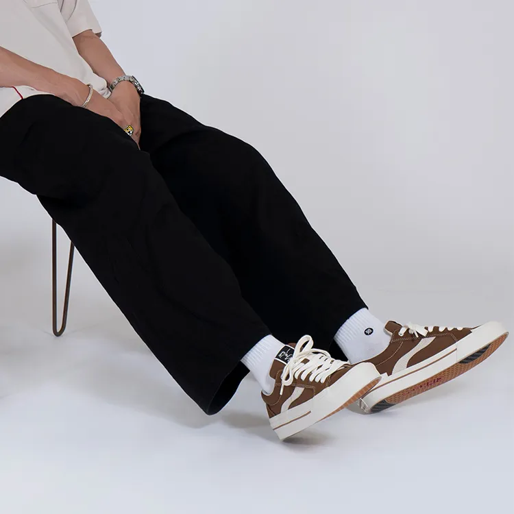 OddCIRKUS Astley Pro Slip Resistant, Abrasion Resistant, And Balanced Low Top Skateboard Shoes Unisex Chestnut Brown-6