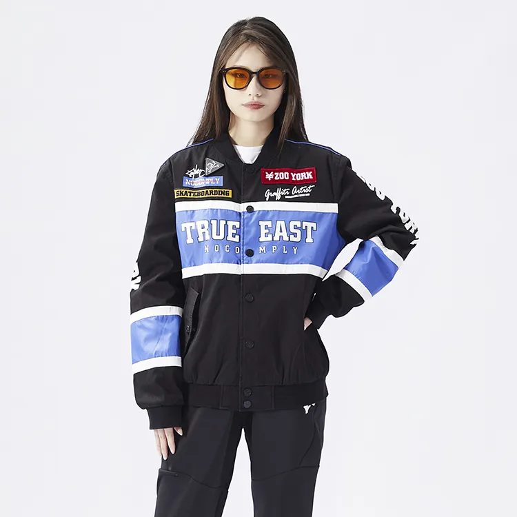 Zoo York Loose Fit Jacket Unisex Black-4