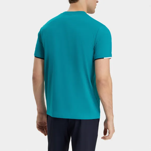 FILA T Shirt Men's Aqua Jade Green-4