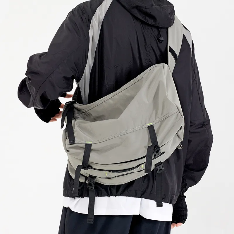 MYEDITION Messenger Bag, Gym Bag, Handbag, Shoulder Bag, Crossbody Bag, Outdoor Bag Nylon Fabric Multicolor Unisex-49