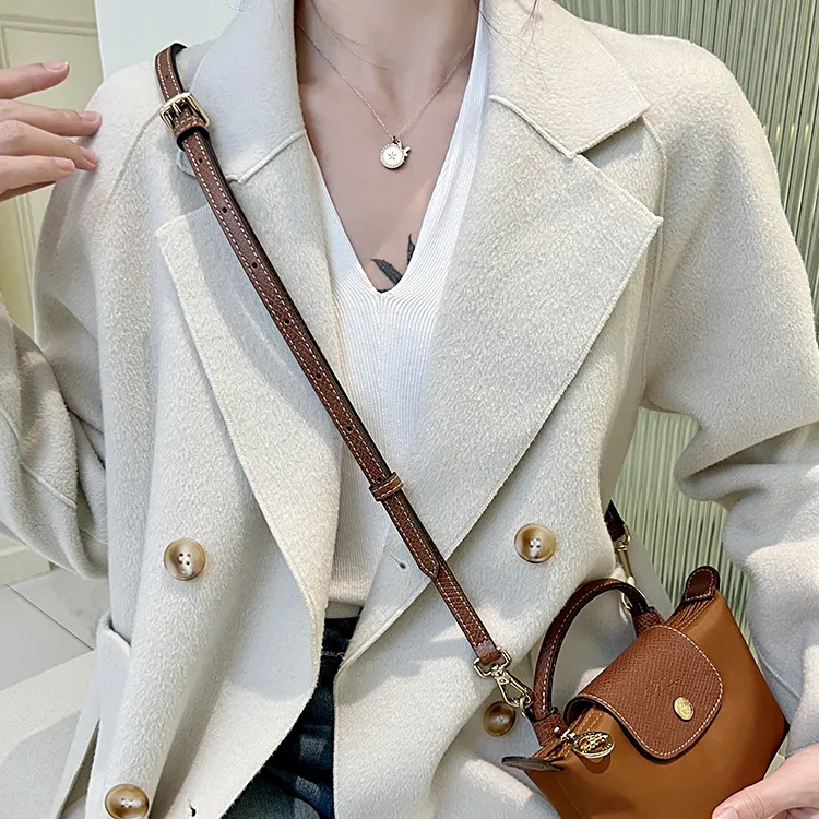 Luxury Care Artisan Workshop Cow Leather Perforated Modified Shoulder Bag, Crossbody Bag With Strap Women's Multicolor-5