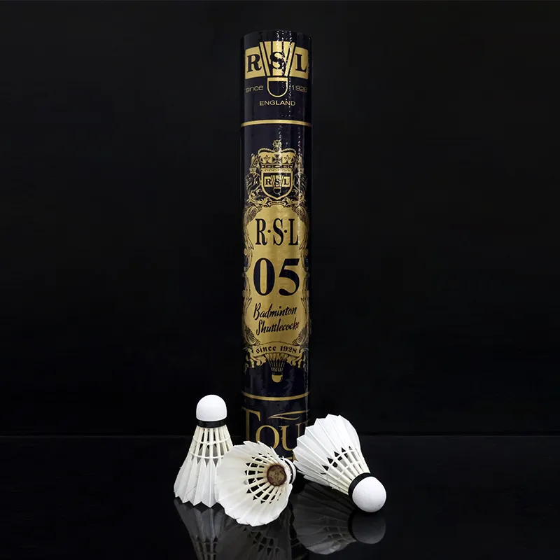 RSL RSL05 Goose Feather Shuttlecock 12 Pack Goose Feather Competition Training Shuttlecocks-6