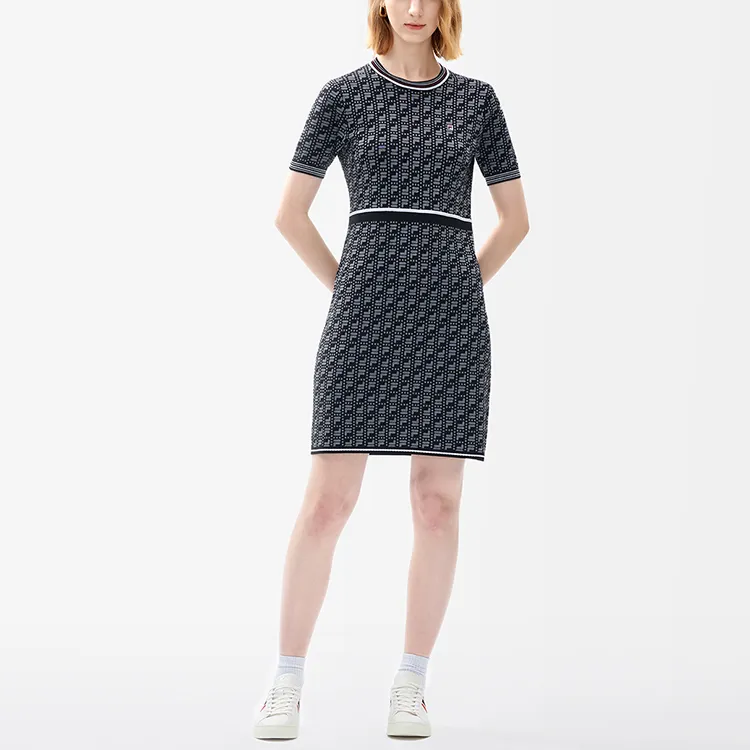 FILA Short Sleeved Dresses Women's Jet Black-2