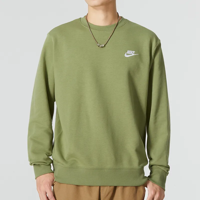 Nike Sweatshirts Men Army Green-2