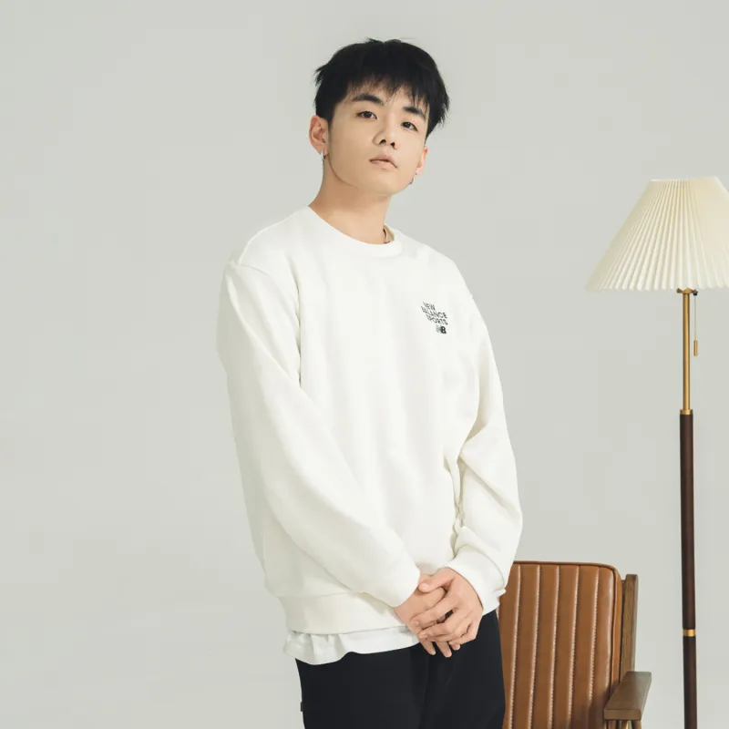 New Balance Sweatshirt Unisex White-5