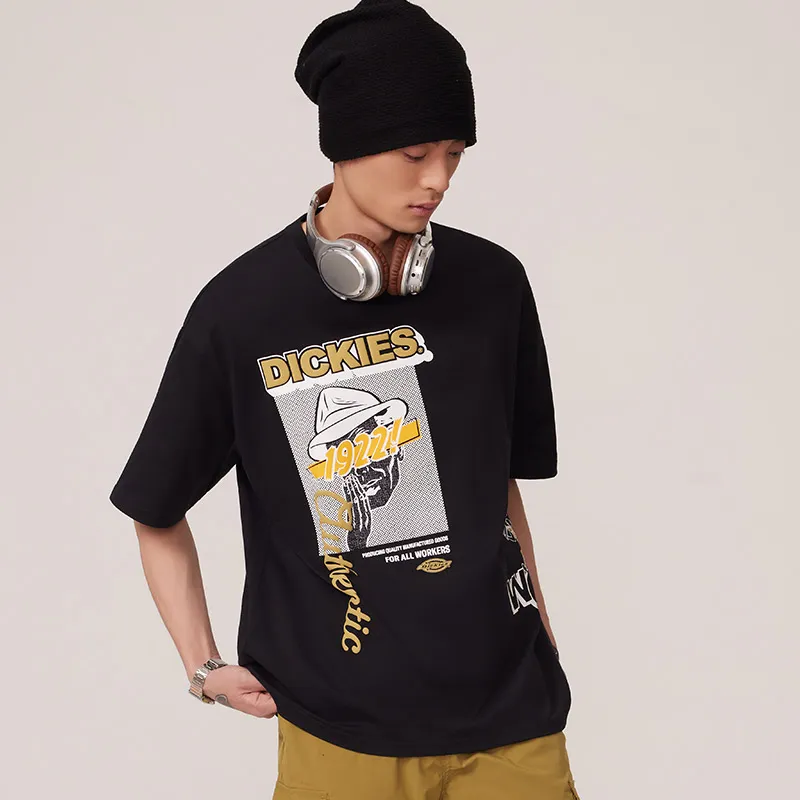 Dickies T Shirts Men Black-1