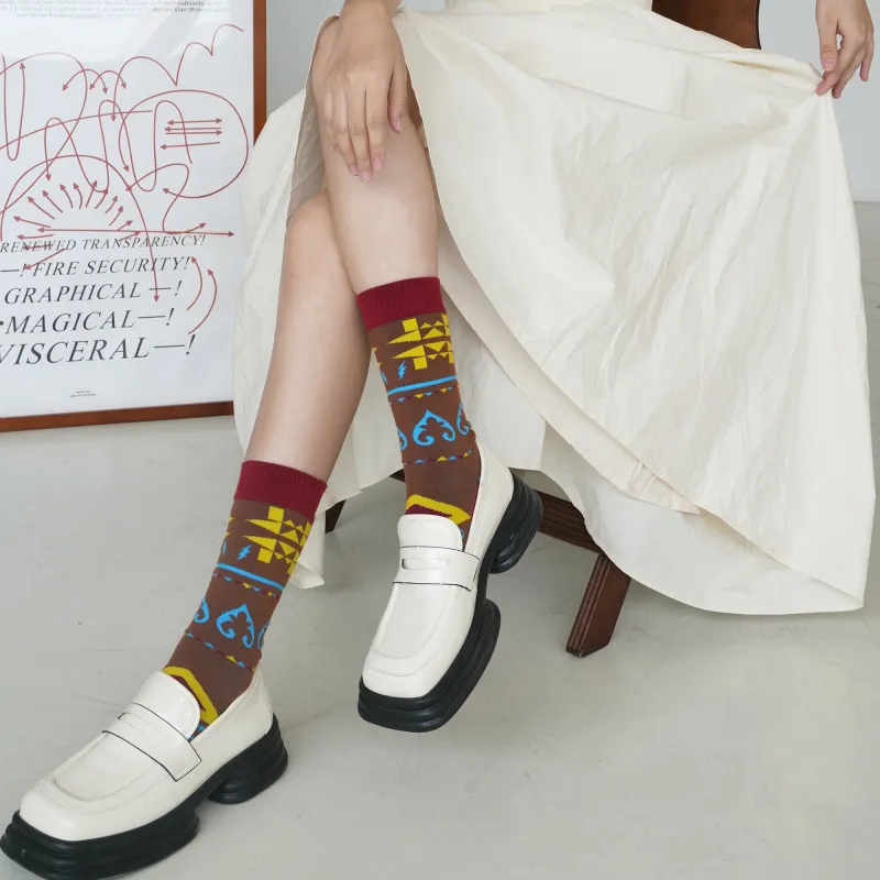 TOOCI Unisex Mid Calf Socks-2