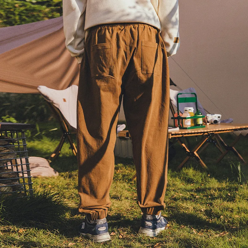 WAYNEXZAVIER Cargo Pants Thickened And Fleece Lined Casual Pants Men's-4