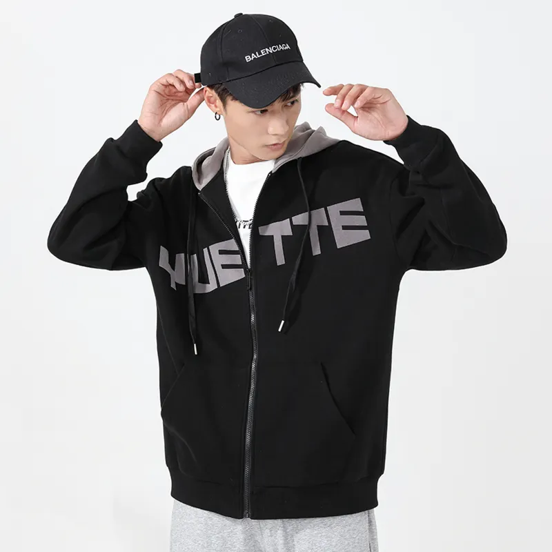 Yvette Hooded Loose Fit Sweatshirt Fall Unisex-3