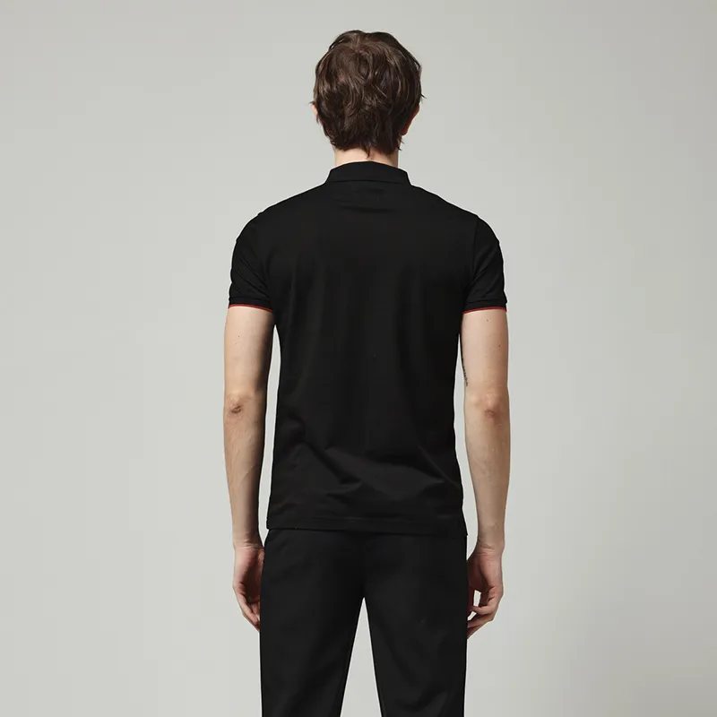 RARE Polo Shirts Men Black-4