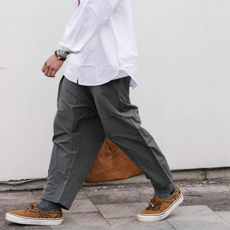 TEKABLU Tapered Pants Casual Pants Men's Ceramic Gray-4