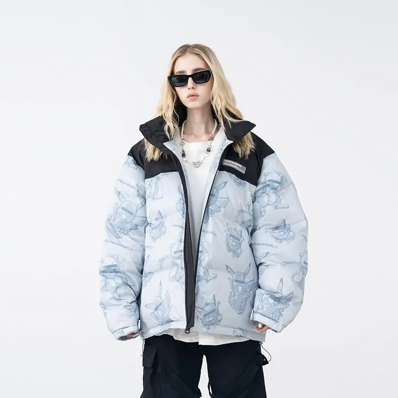 HARSH AND CRUEL Puffer Jacket Winter Unisex-19