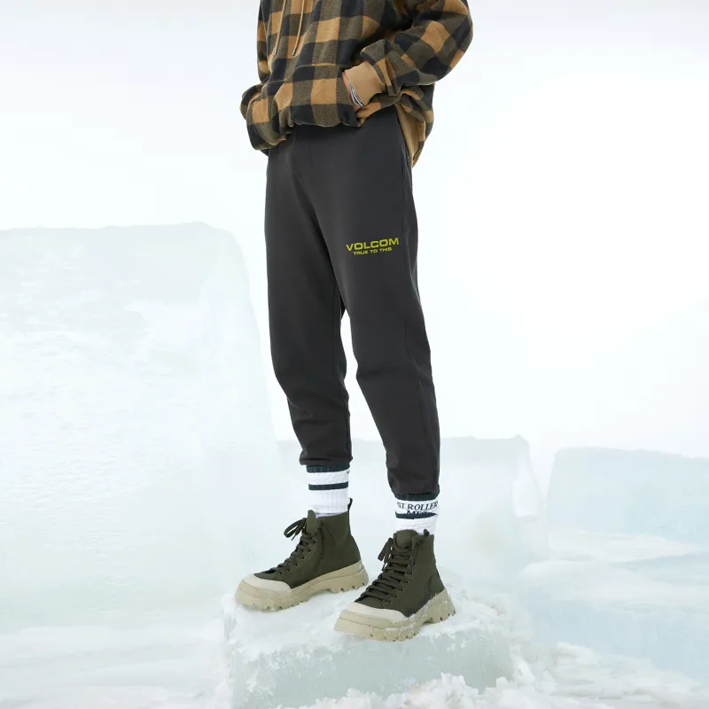 VOLCOM Casual Pants Unisex Olive Green-4