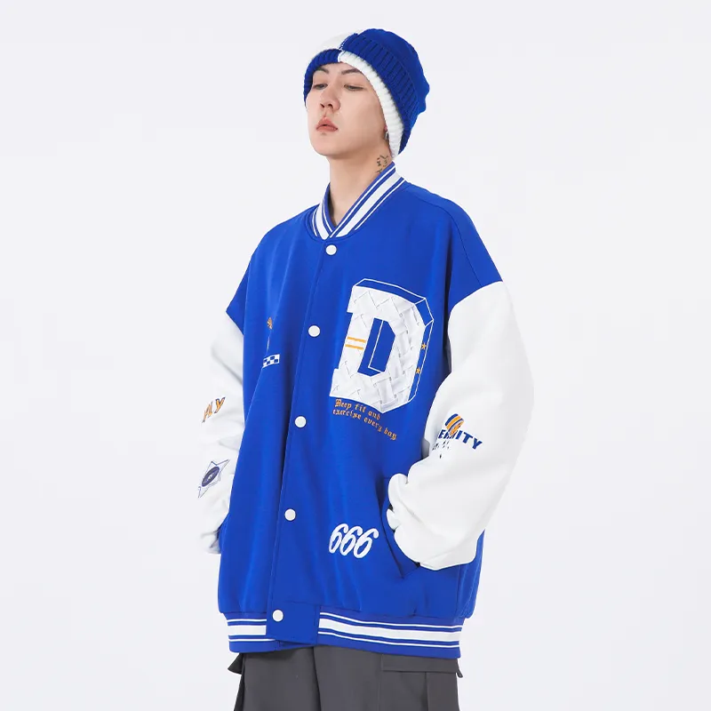 DUEPLAY Baseball Jacket Spring, Autumn And Winter Unisex-13