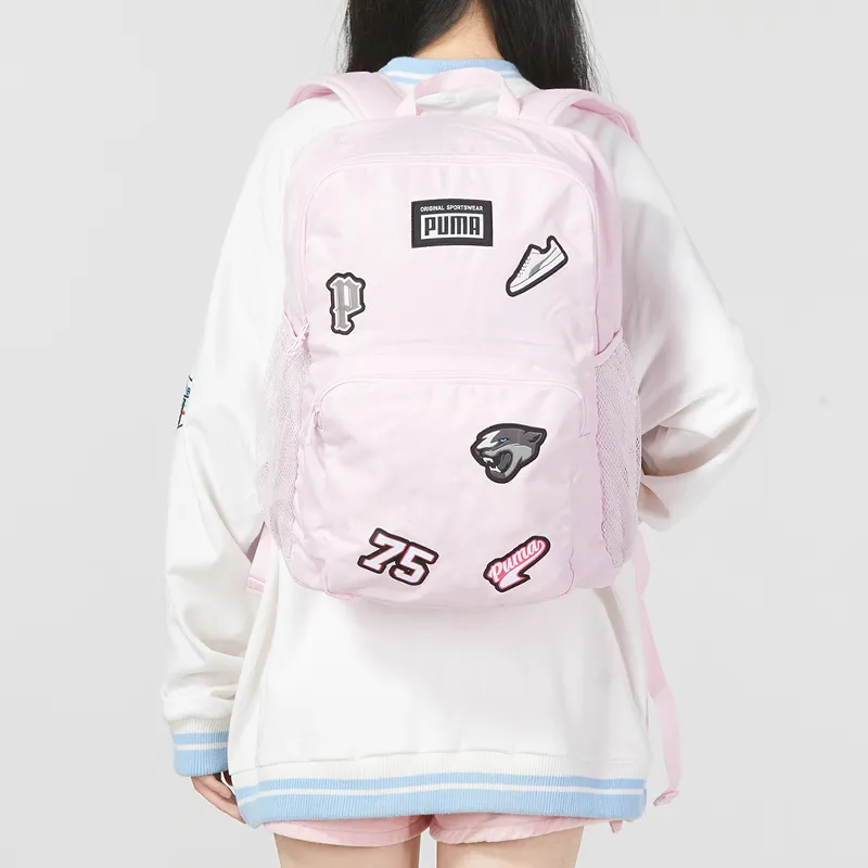 PUMA Fabric Travel Backpack Regular Unisex Light Pink-3