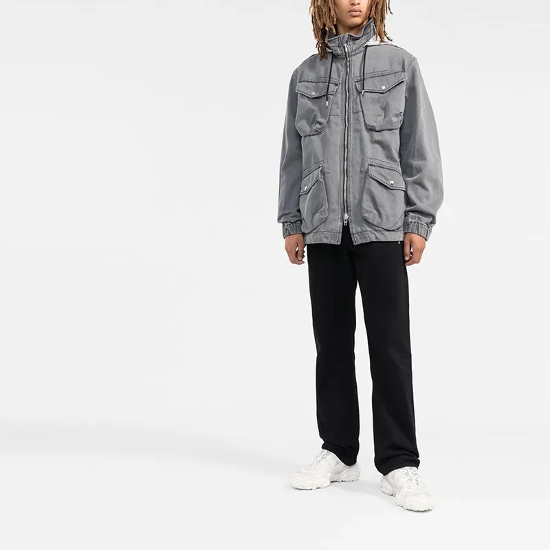 KENZO Pocket Detailed Hooded Jacket-2
