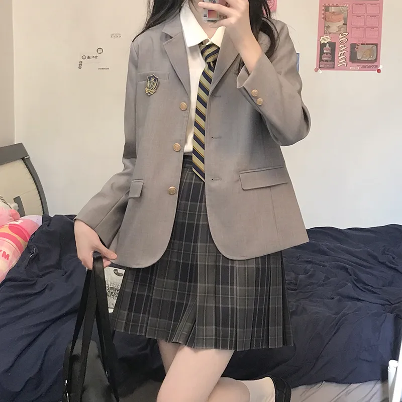 Tokyo Season Casual Short Skirts Women's Carbon Fiber Estate Plaid Skirt-6