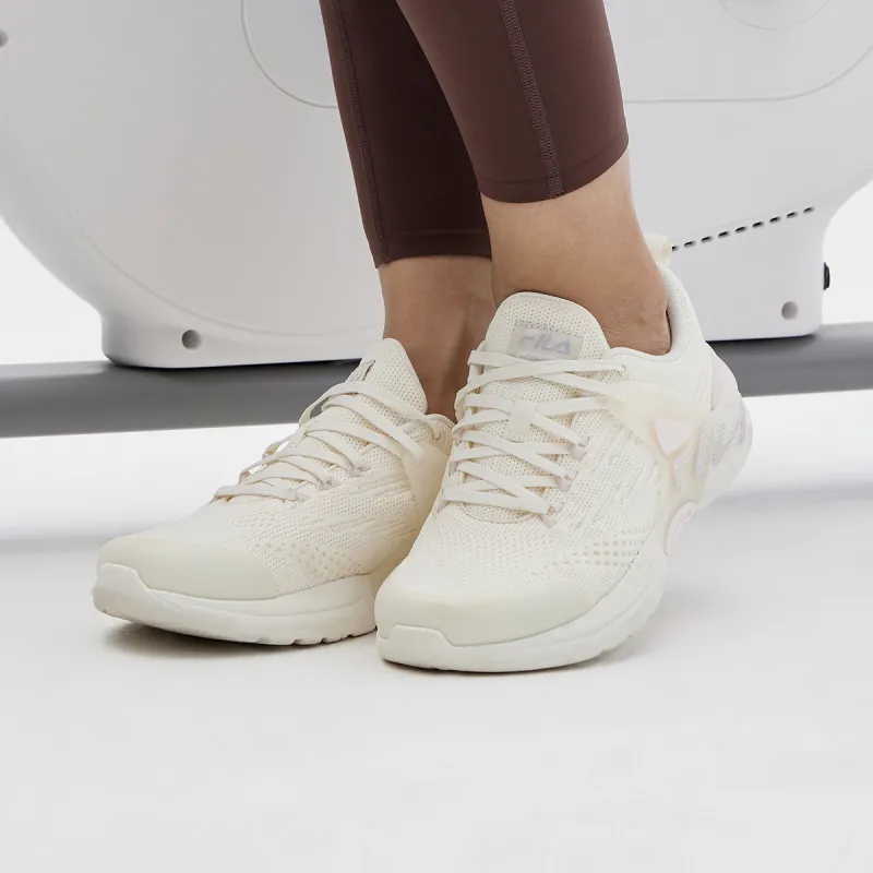 FILA Mind 5 Slip Resistant Breathable Low Top Training Shoes Women's Tofu White-7