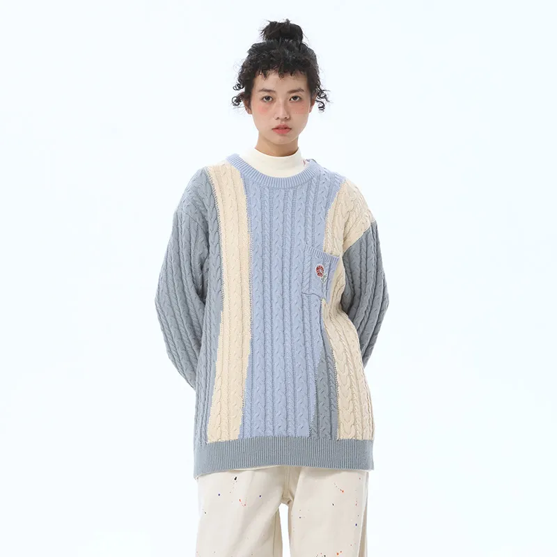 MostwantedLab Vintage Flower Sweaters Unisex-4