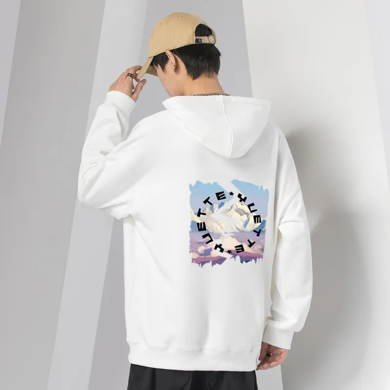 Yvette Hooded Loose Fit Sweatshirt Unisex-7