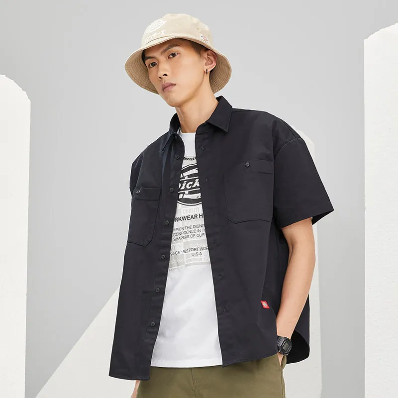 Dickies Shirts Men Black-4