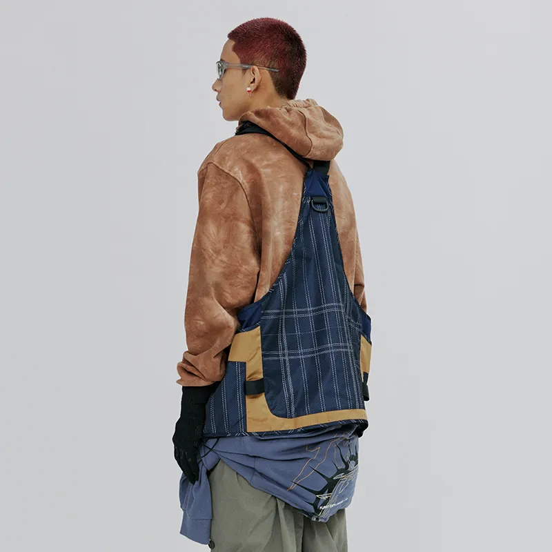 FLOAT Vests Unisex Blue Brown-4