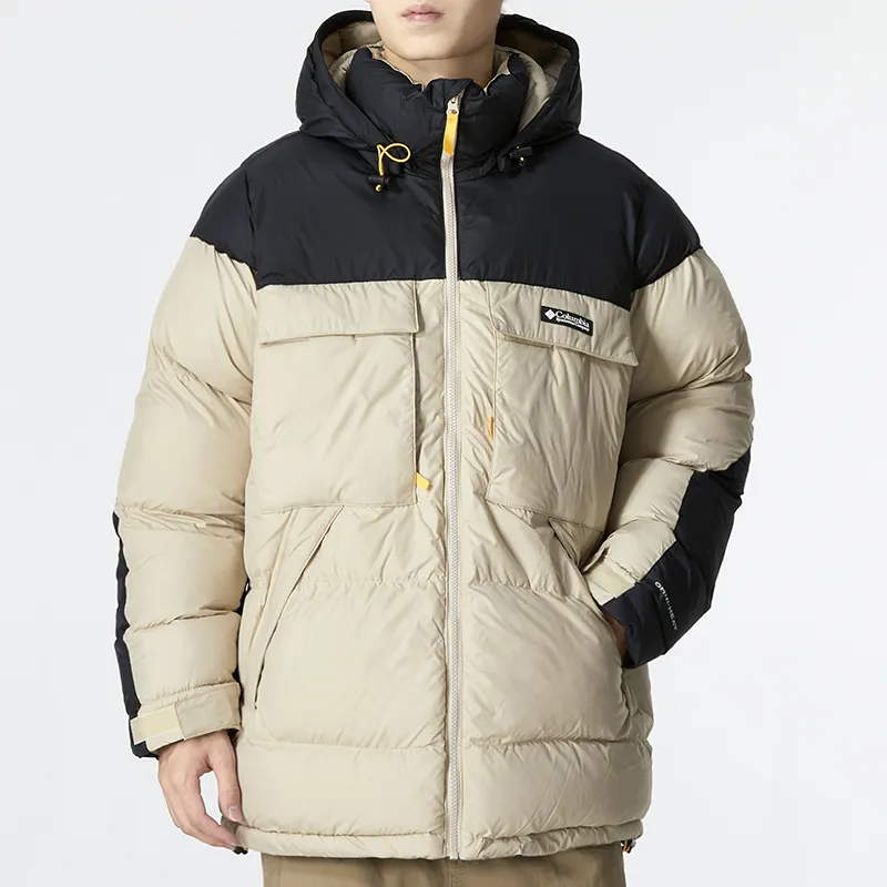 Columbia Puffer Jacket Winter Men's Khaki-2