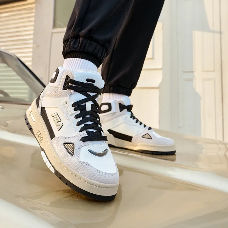 FILA FUSION Teratach Skate Shoes 'White Grey Black' Women's-6