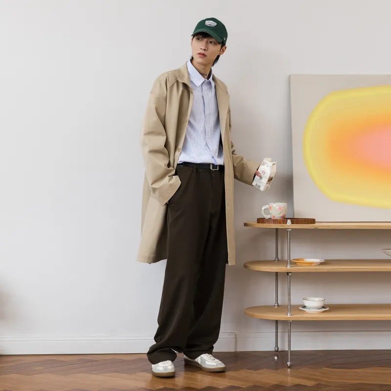 PSO Brand Trench Coats Unisex-3