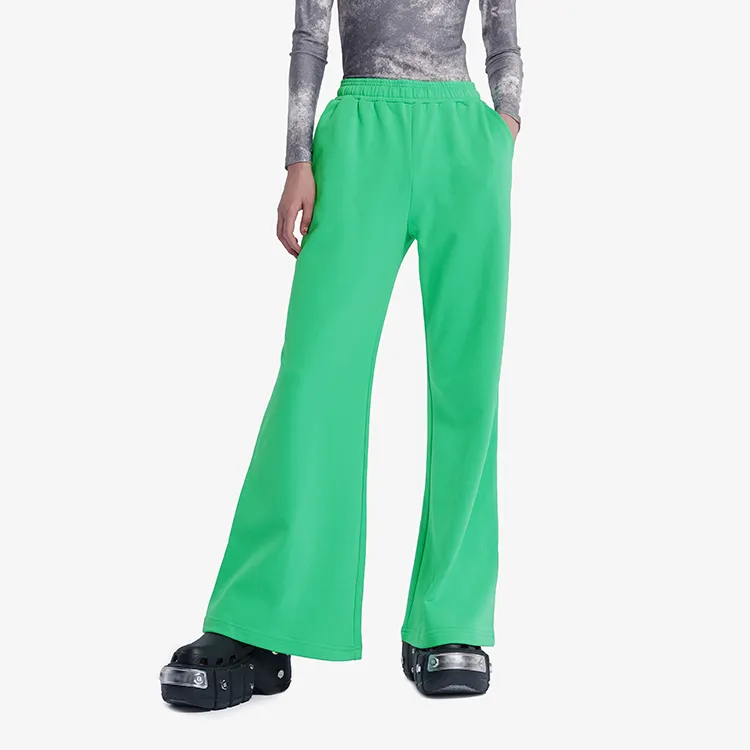 Eral Flared Pants Pants Women's Green-2