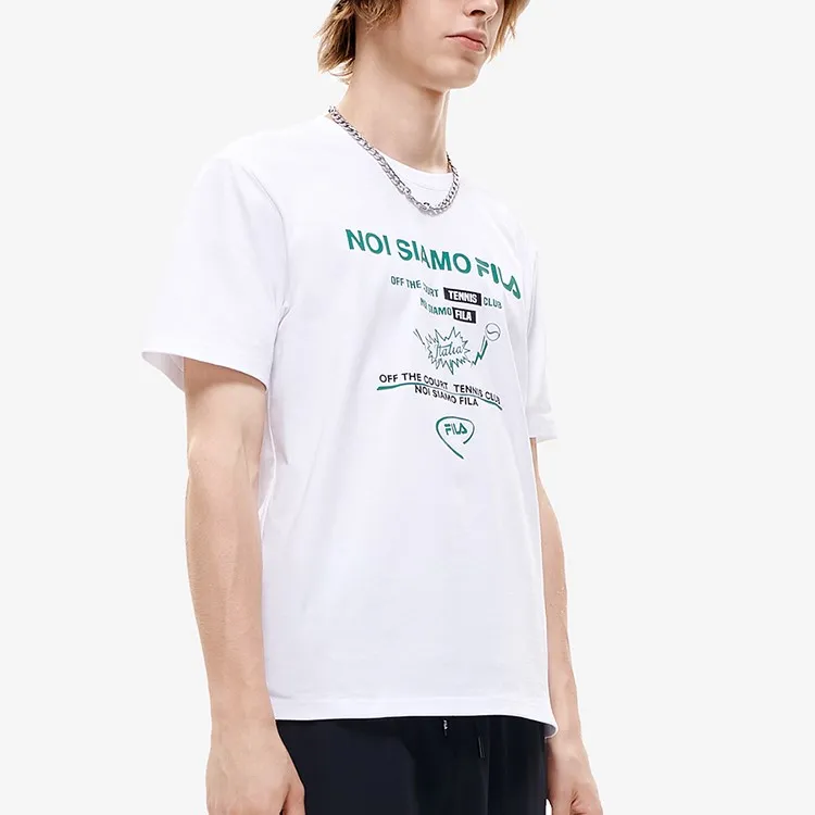 FILA FUSION T Shirt Men's Standard White-4