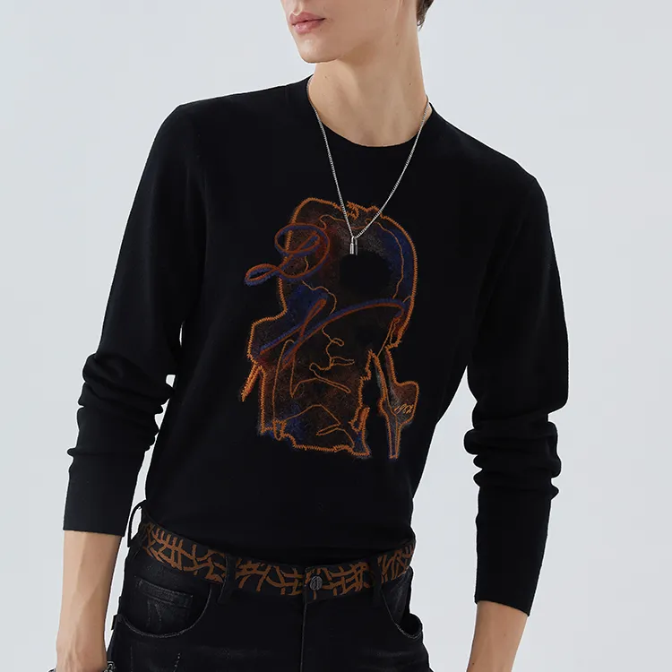 DAVID NAMAN Sweaters Men Black-6