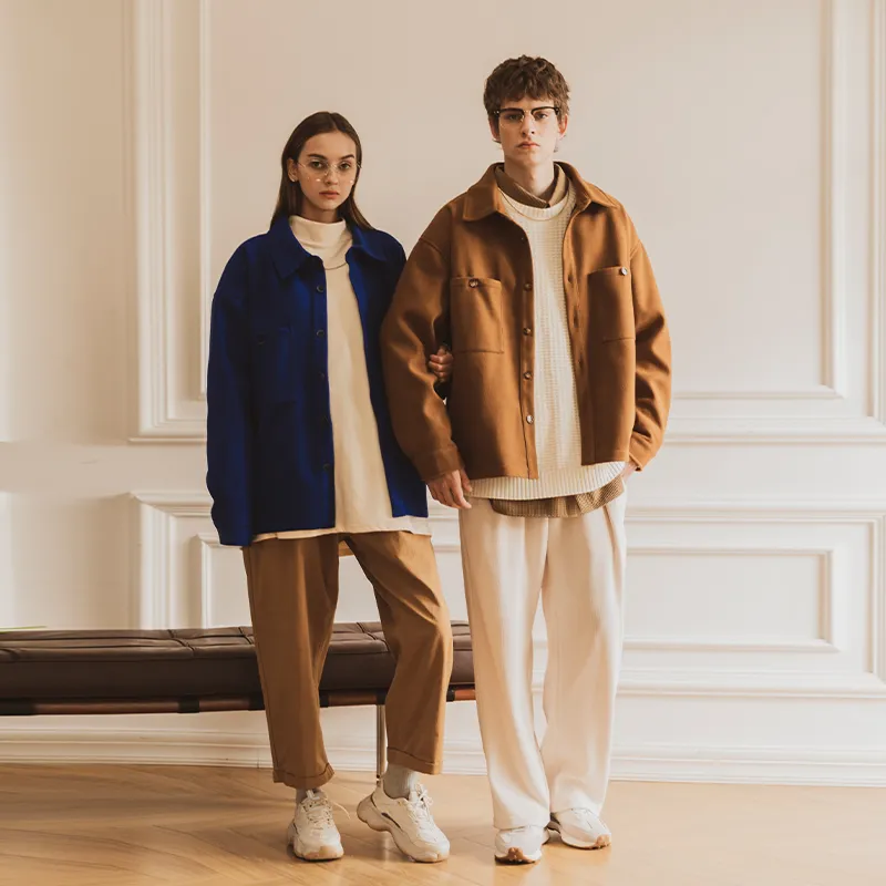 WAYNEXZAVIER Loose Fit Thickened Jacket Unisex-6