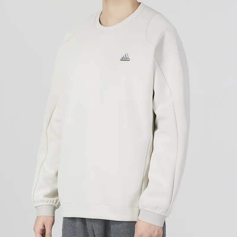 Adidas Sweatshirts Men White-4